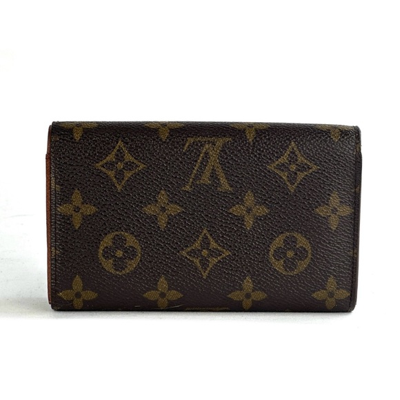 💎 Louis Vuitton Monogram Porte-Monnaie Tresor Wallet - Picture 2 of 13